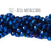 Fio de cristal Azul Metalizado - 312