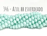 Fio de cristal Azul Bebe  Esverdeado - 346