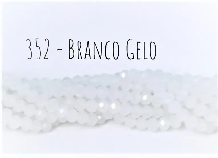 Fio de cristal Branco Gelo - 352 Imagem