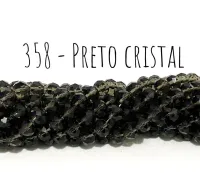 Fio de cristal Preto Cristal - 358