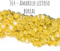 Fio de cristal Amarelo Leitoso Boreal - 364