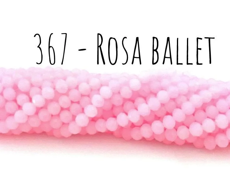 Fio de cristal Rosa Ballet - 367