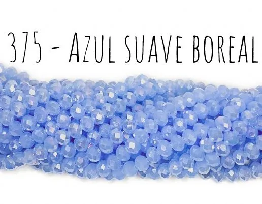 Fio de cristal Azul Suave Boreal - 373 Imagem