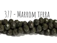 Fio de cristal Marrom Terra - 377