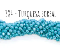 Fio de cristal Turquesa Boreal - 384