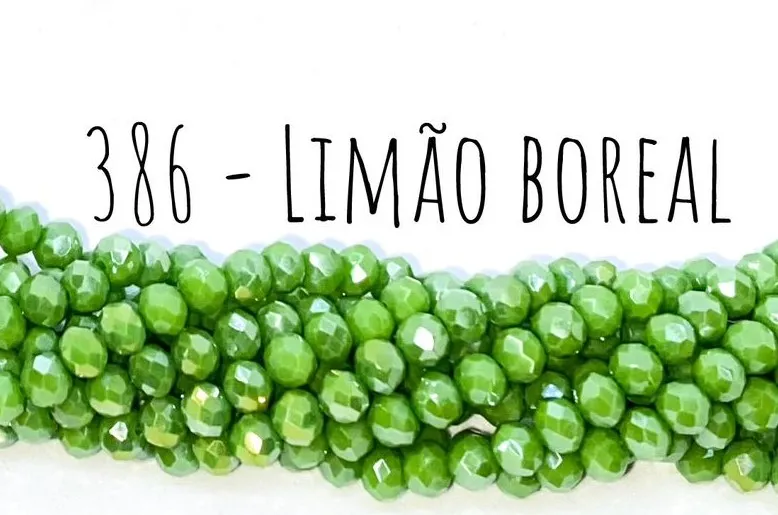 Fio de cristal Limão Boreal - 386