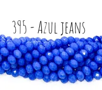 Fio de cristal Azul Jeans - 395