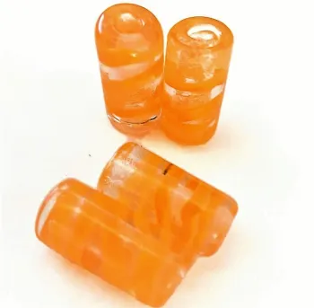 Firma de murano Lisa Laranja Mesclada 15