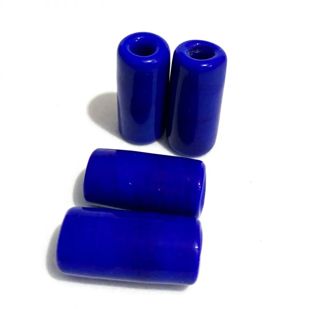 Firma de murano Lisa Azul Escuro Leitosa 23 Imagem