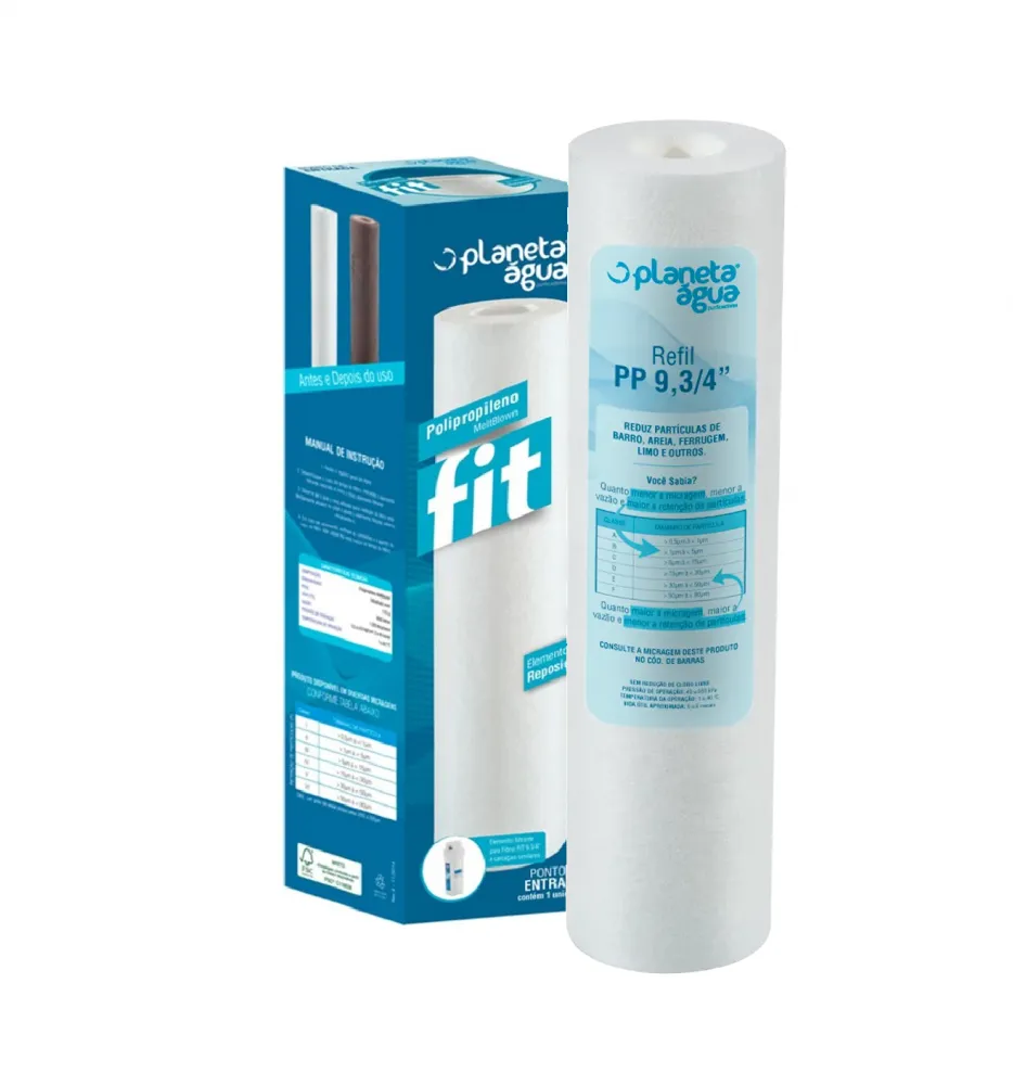 Refil Polipropileno Fit POE PP Sem Acab. 9.3/4" - 1 Micra