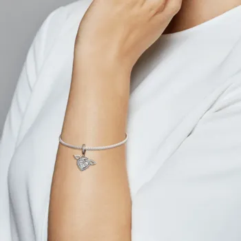 Berloque pendente amor de anjo – Inspiração Pandora - Foto 2