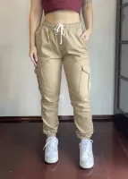 CALÇA JOGGER SARJA 100% ALGODAO 