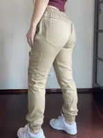 CALÇA JOGGER SARJA 100% ALGODAO  - Foto 2