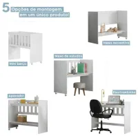 Mini Berço Multifuncional Rubi - Foto 4