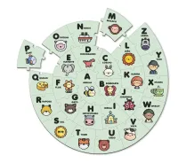 Quebra-cabeça Alfabeto Caracol Letras - Foto 2