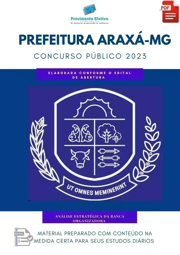 Apostila Prefeitura Araxá MG Dentista Periodontia 2023