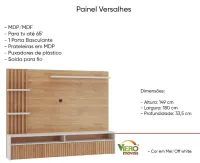 Painel Versalles tv 65 1.80 - Foto 3