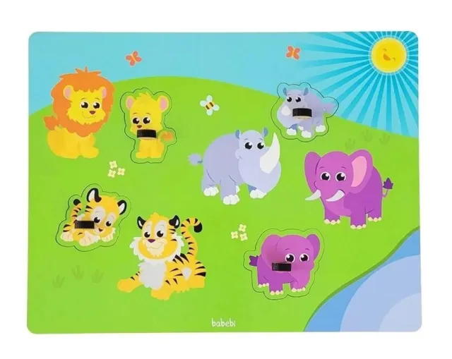 Meu Primeiro Quebra-Cabeça Animais e Filhotes Imagem