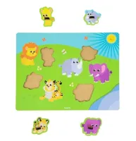 Meu Primeiro Quebra-Cabeça Animais e Filhotes - Foto 2