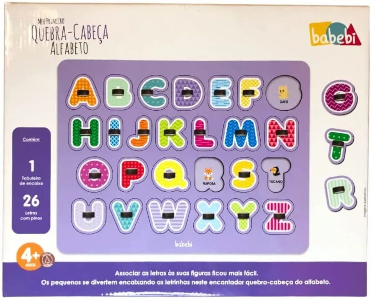 Meu Primeiro Quebra-Cabeça Alfabeto Imagem