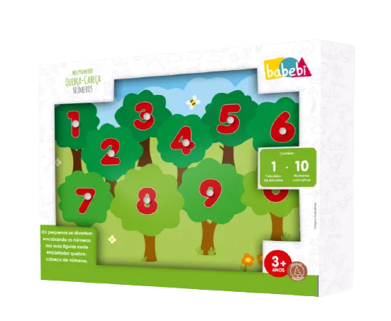 Meu Primeiro Quebra-Cabeça números Imagem