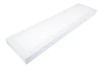 Luminaria Painel Led  Sobrepor 48w 30x120cm  preto - Foto 6