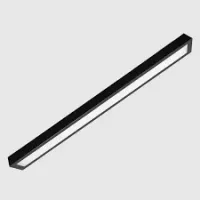 Luminaria Painel Led  Sobrepor 48w 30x120cm  preto - Foto 3