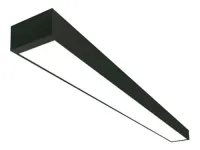 Luminaria Painel Led  Sobrepor 48w 30x120cm  preto - Foto 4