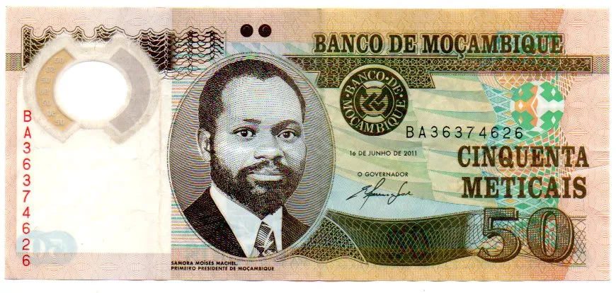 Moçambique - 50 Meticais - Cédula Estrangeira - MBC