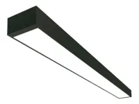 Luminaria Painel Led  Sobrepor 36w 15x120cm  preto - Foto 4