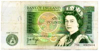 Reino Unido - 1 Pound - Cédula Estrangeira - UTG