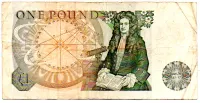 Reino Unido - 1 Pound - Cédula Estrangeira - UTG - Foto 2