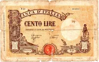 Itália - 100 Lire - Cédula Estrangeira - UTG