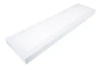 Luminaria Painel Led  Sobrepor 24w 20x60cm  preto