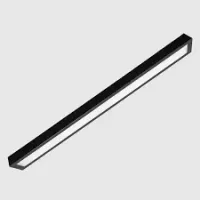 Luminaria Painel Led  Sobrepor 24w 20x60cm  preto - Foto 3