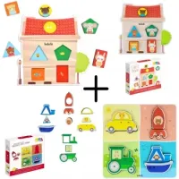 Quebra-Cabeça de Encaixe Transportes, Cores e Formas - Foto 2