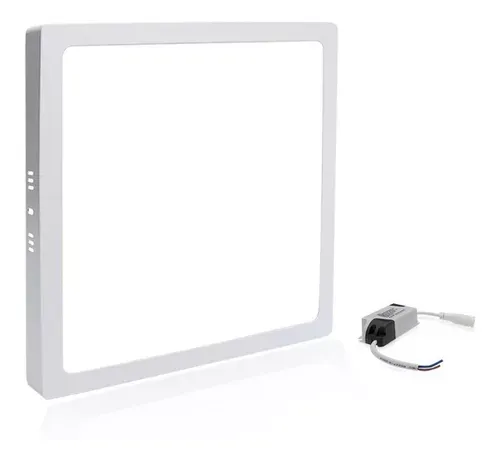 Luminaria painel Led Sobrepor Quadrada 36W Slim 40x40