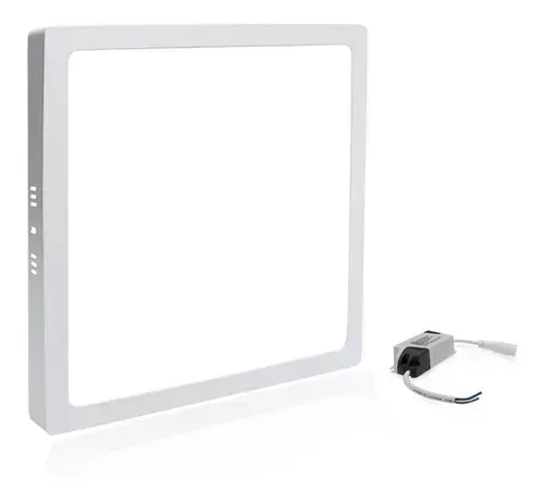Luminaria painel Led Sobrepor Quadrada 25W Slim 30x30