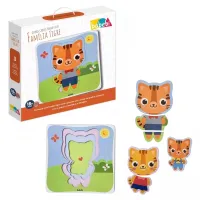 Quebra-Cabeça Progressivo Família Tigre - Foto 2