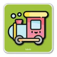 Quebra-Cabeça 4 partes Trem - (unidade)