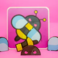 Quebra-Cabeça 4 Partes - Abelha - (unidade) - Foto 2