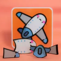 Quebra-Cabeça 4 Partes - Avião - (unidade) - Foto 2