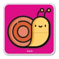 Quebra-Cabeça 4 Partes - Caracol - (unidade)