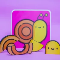 Quebra-Cabeça 4 Partes - Caracol - (unidade) - Foto 2