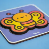 Quebra-Cabeça 4 Partes - Borboleta  - (unidade)