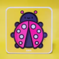 Quebra-Cabeça 4 Partes - Joaninha - (unidade)