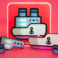 Quebra-Cabeça 4 Partes - Navio - (unidade)