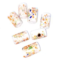 Mini Firma de murano Colorida/Branco 14