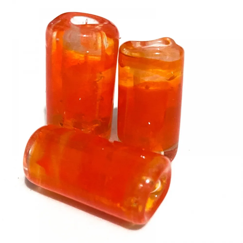 Mini Firma de murano Laranja Avermelhado 29