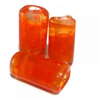 Mini Firma de murano Laranja Avermelhado 29